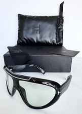 TOM FORD Linden FT1094 01N Women Oversized Sunglasses Black Green Photochromic