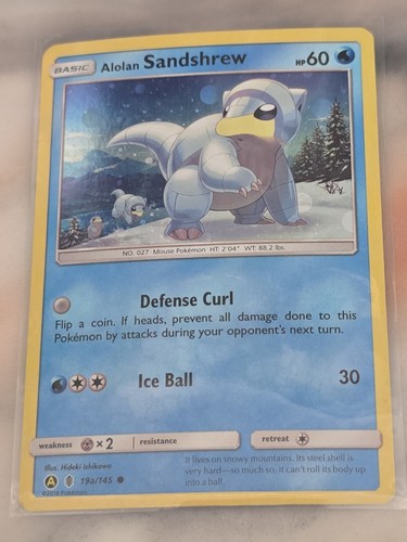 Alolan Sandshrew - 19a/145 Promo Holo Alternate Art Promos 019a/145 LP Hideki Is