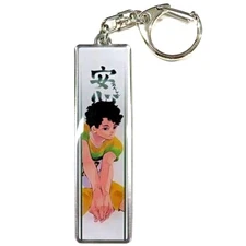 Haikyu!! Kiyomi Sakusa Metal Keychain Collection Place Style Image Outside Hi...