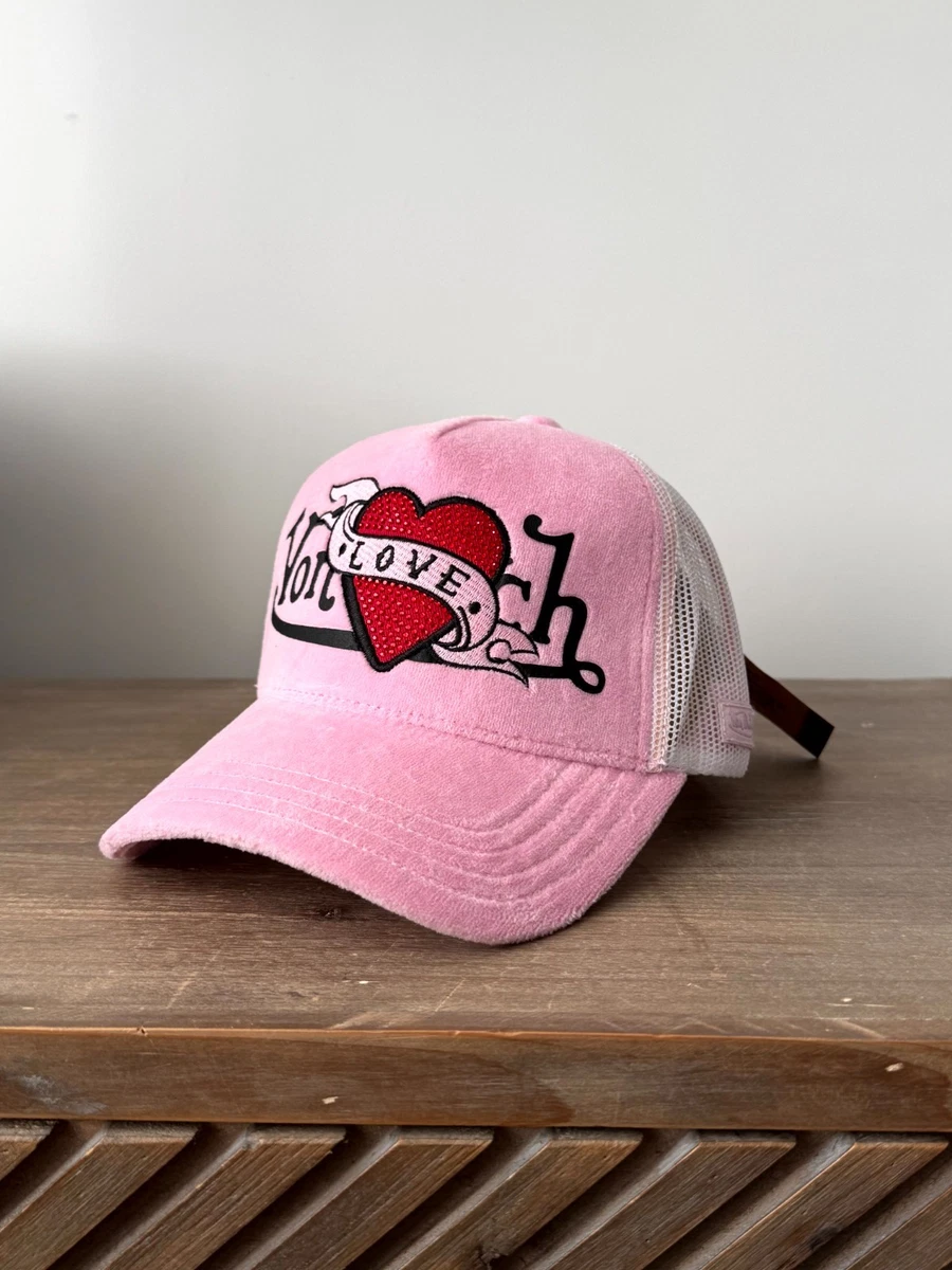 Von Dutch★Love Trucker Cap ピンク 未使用新品 Von Dutch 均码帽子女| eBay