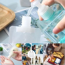 Travel Containers For Liquids Squeeze Pouches Refillable Portable Travel Bottles