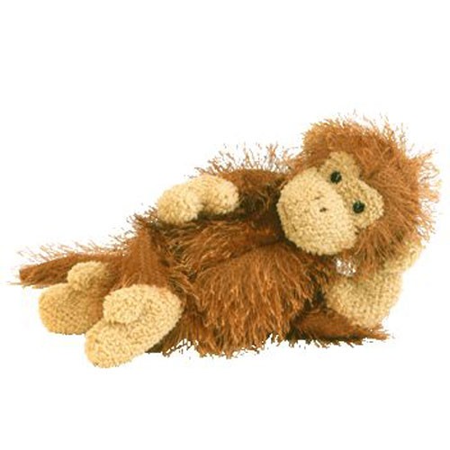 TY Punkies - ZIG-ZAG the Monkey (10 inch) - MWMTs Stuffed Animal