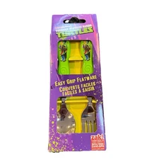 Zak Designs TMNT Children’s Kid’s Utensil Set Spoon Fork Ninja Turtles NEW