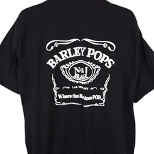 Barley Pops T Shirt Mens Size 3XL Black Las Vegas Bar Travel Destination Tee