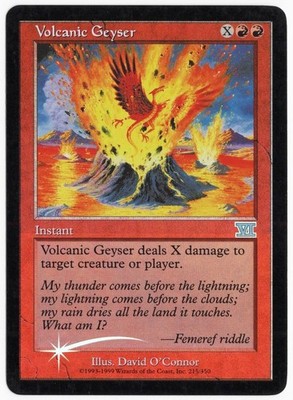 Violent Geyser FNM Friday Night Magic Promos SHIFTED FOIL MISPRINT MTG SP-NM AZ1