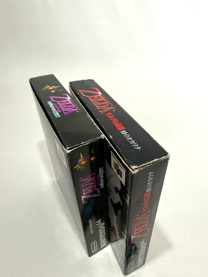 The Legend of Zelda Majora's & Ocarina N64 Lot Boxed Complete Tested Working JP - Image 4 of 4