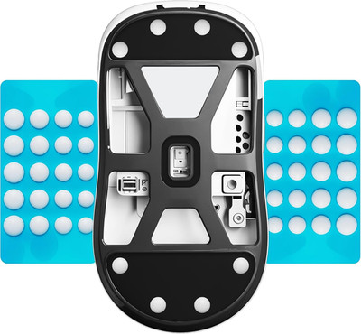 ESPTIGER ICE V2 DIY Universal Mouse Skates, 40-Piece PTFE Dots, 4 Sizes, White |