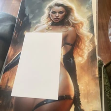 Black Canary B Naughty Deviant Nation Ltd 100 W/CoA -Art Book