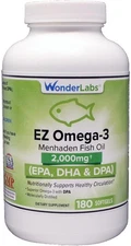 Wonder Laboratories EZ Omega-3 Atlantic Menhaden Fish Oil Supplement 2000... 
