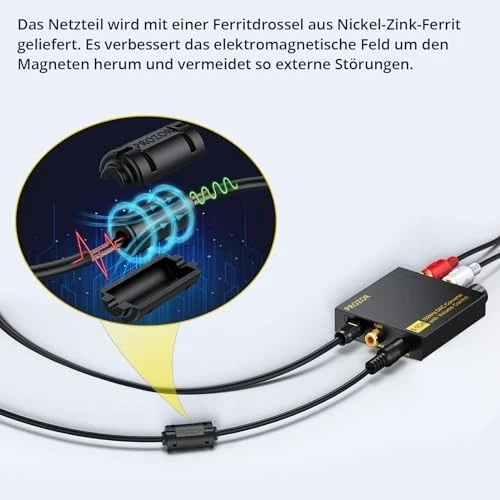 5,1 Kanal Dolby DTS Decoder | Optischer DAC Switch mit Lautstärkeregelung - Bild 2 von 4