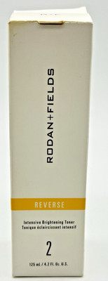 Rodan + Fields REVERSE Intensive Brightening Toner 125mL  4.2oz Step 2 NIB