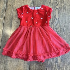 Mini Boden Dress Sequin Tulle Velvet Holiday Special Occasion Toddler Girls 3-4