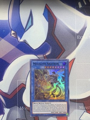 Yu-Gi-Oh! Megalith Aratron Unlimited IGAS-EN040 Super Rare NM
