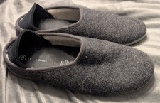 Mahabis Classic Slippers EU 42 US Women's 11 / Men's 9 Wool Gray