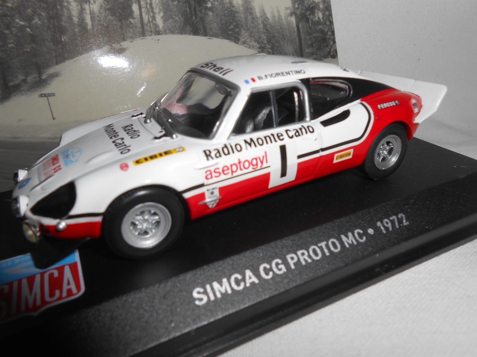 SIMCA CG PROTO MC DE 1972 1/43ème la pièce rare pour compléter votre collection thématique