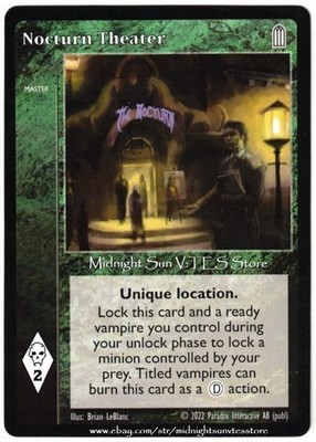 Nocturn Theater Keepers of Tradition 2022 BCP V:TES VTES Vampire CCG