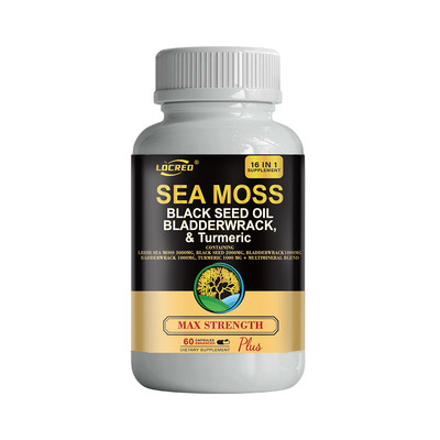 Black Seed Oil Bladder Wrack Turmeric 16-in-1 Supplements Joint Support Sea Moss