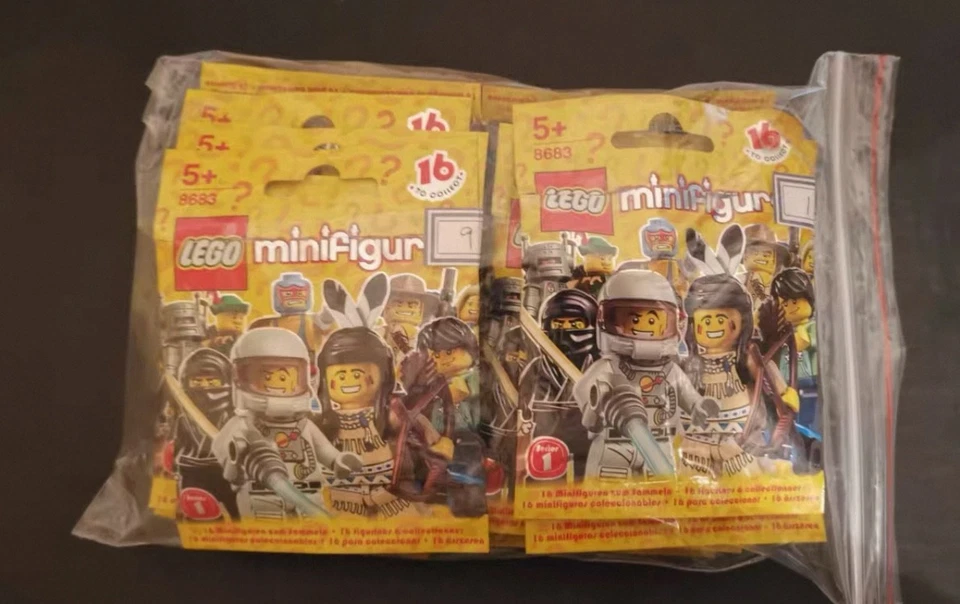 LEGO SERIES 1 Collectible Minifigures 8683 - Complete Set of 16 (SEALED) - Image 4 of 4
