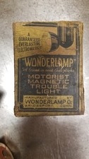 Wonderlamp Co. Auto Lite Automobile Motorist Magnetic Trouble Light Made In Usa