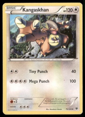 Pokemon TCG Kangaskhan 75/124 Regular 