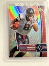 2012 Topps Finest Matt Schaub Refractor 83 Houston Texans SP Insert
