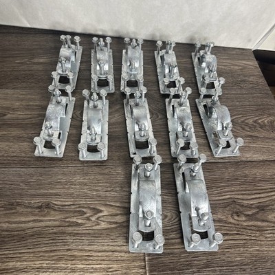12-Pack of OZCO Lot of Ozco 50110 WAP-OZ Steel-to Wood Fence Brackets 2-3/8''