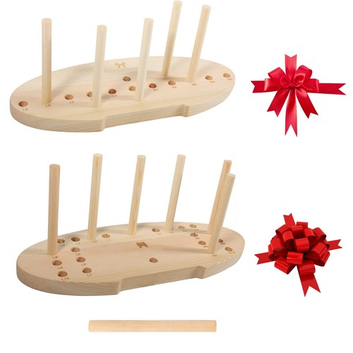 Bow Maker for Ribbon Holiday WreathsWooden Wreath Bow Maker Tool for Creating