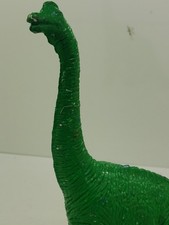 Safari Ltd Brachiosaurus Dinosaur Figure Prehistoric Vintage Green Spots 1996