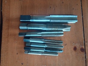 NC thread tap set high carbon steel (Used in machine shop)