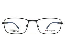 Champion Eyeglasses Frames CU4011 C02 Blue Wire Rim Powerflex Extended 58-19-150
