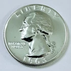 1963 Proof Washington Quarter ~ 90% SILVER MS+ MINT STATE PLUS FREE SHIP #8089