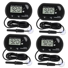 4Pcs Aquarium Thermometer Fish Tank Thermometer Reptile Fahrenheit 4PCS