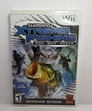 Shimano Xtreme Fishing (Nintendo Wii, 2009) - CIB - TESTED & WORKS 