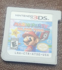 Nintendo 3DS Handheld System (CIB) - Aqua Blue NO Stylus, With Mario Party Game