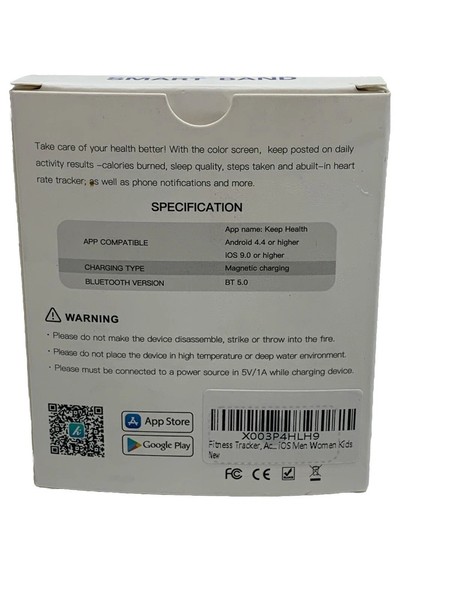 Alternate view of Zeacool Fitness Tracker Smart Band Black App Keep Health Smart Wrist Watch