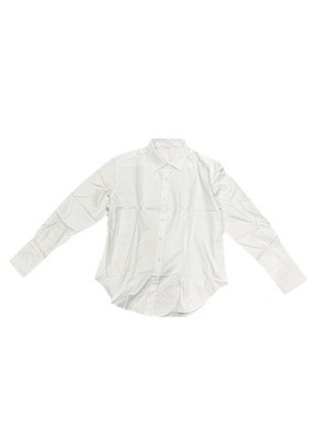 Amazon Women s White Solid Dress Shirt L 16'' Neck 32/33 Sleeve Point Collar