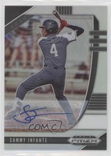 2020 Panini Prizm Draft Picks Silver Prizm Auto Sammy Infante #PDP71 Auto 10j2