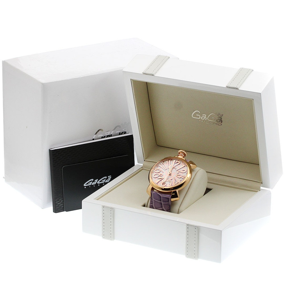 GaGa Milano Manuale 48 Small Second Manual Wind Mens Pre-owned From Japan image 2