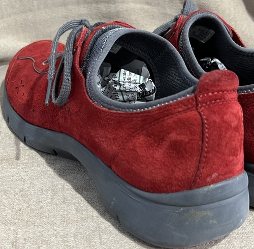 Dansko Elisa Damen EU41 US9 Schuh Sneaker Rot Wildleder 4401041000 - Bild 4 von 12