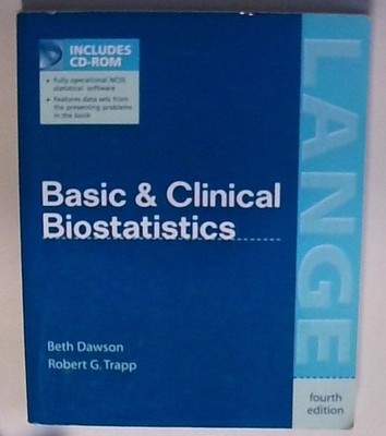 Basic & Clinical Biostatistics (LANGE Basic Science) Dawson, Beth, Ph.D. und Rob