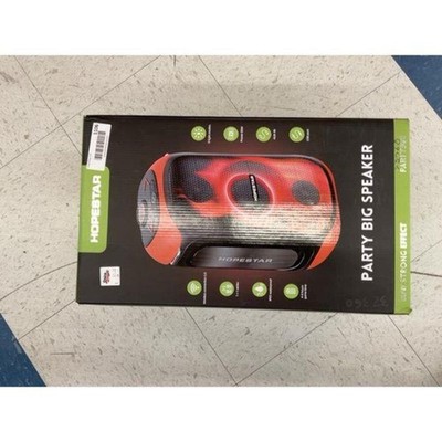 HOPESTAR Party Big Speaker - Portable, Wireless, Strong Effect, Orange Retail $1