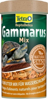 Tetra ReptoDelica Gammarus Mix Schildkröten-Futter, Naturfutter, (250 ml) Dose