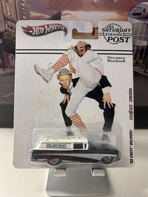 Hot Wheels 2011 Pop Culture Saturday Evening Post '59 Chevy Delivery OVP
