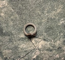 Vintage Authentic Philippe Charriol Cable Ring