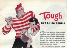 1945 Hastings Steel Vent Piston Rings 6x9 Vintage Print Ad Buy War Bonds