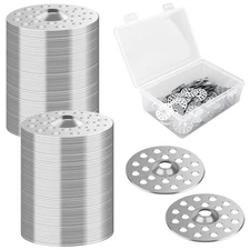 300 Pcs 1 Inch Metal Plaster Washers for Screws - Drywall Repair Rings with P...