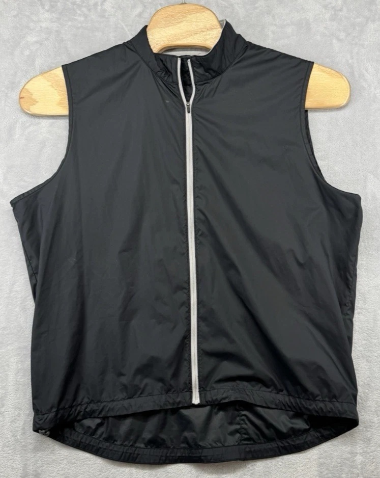 Peter Millar Crown Sport Vest Soft Shell Full Zip Golf Black No Logo Men's XL