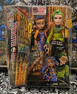 Monster High Boo York Cleo & Deuce Gorgon, Mattel, NIB NRFB Rare