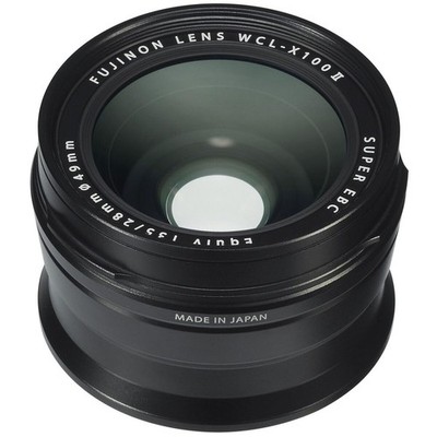 Fujifilm WCL-X100 II Wide Conversion Lens for X100F Camera - Black - NEW