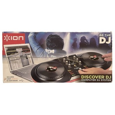 Ion Discover DJ Computer DJ System Discovery PC Mac USB Plus Mix Vibes Software